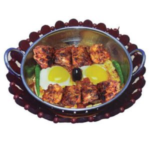 chicken boti with egg